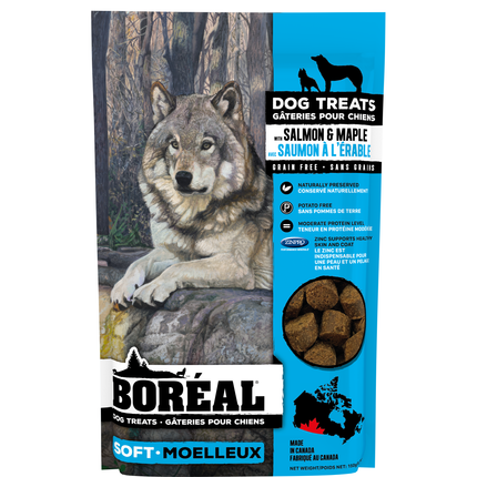 Boreal Dog Treats - Salmon And Maple - 150g/5.29 oz