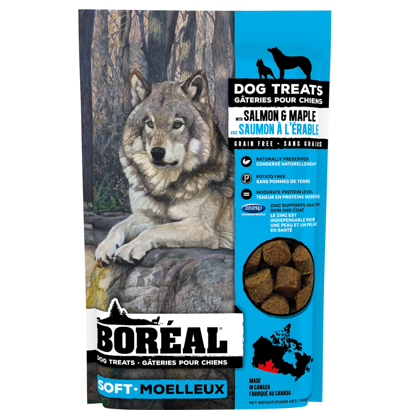 Boreal Dog Treats - Salmon And Maple - 150g/5.29 oz