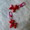 Balloon Dog Pastel Keychain