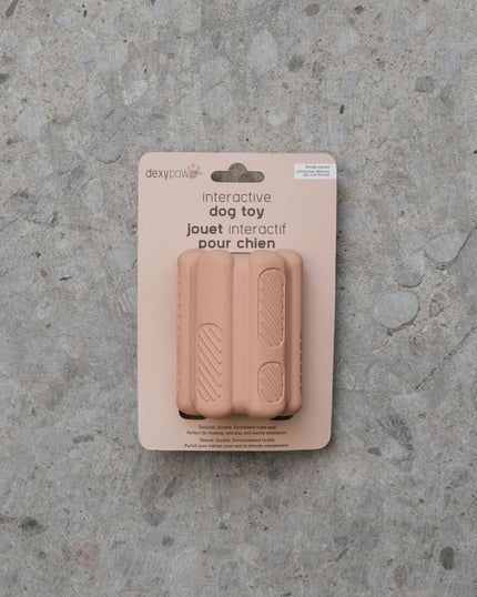 Dexypaws Interactive Aggressive Dog Chew - Blush Pink