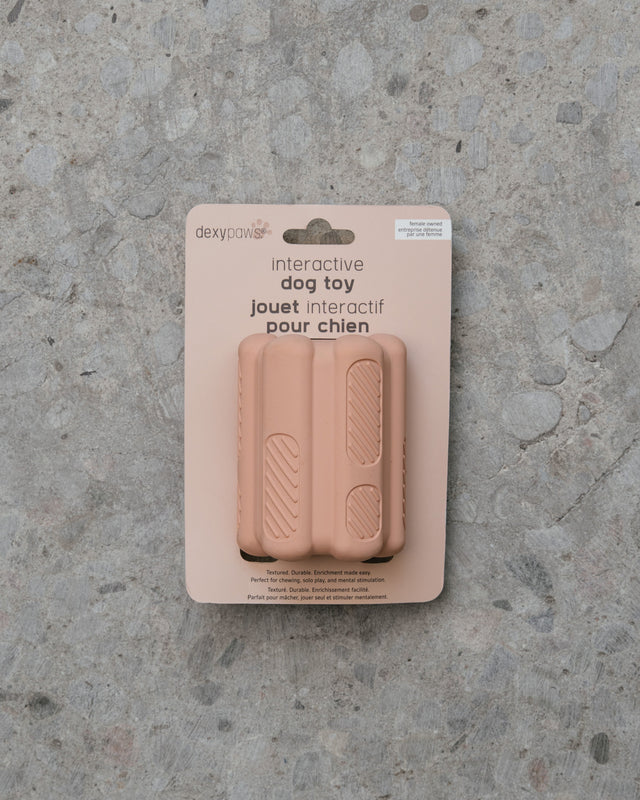 Dexypaws Interactive Aggressive Dog Chew - Blush Pink
