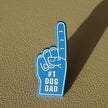 #1 Dog Dad Pin