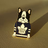 Toronto Maple Leafs Black Frenchie Pin