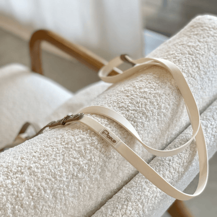 PoPupJoys DUO Premium - Convertible Waterproof Dog Leash - Off-White, Large