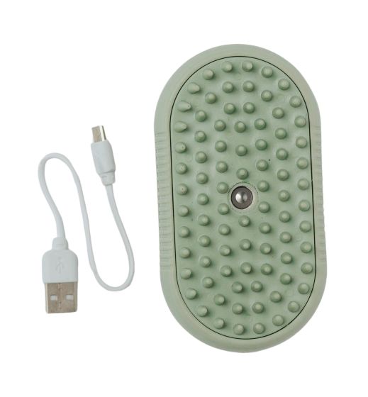 Dexypaws - Perfect Fur Spritz & Brush Pet Curry Comb For Pets - USB Rechargeable