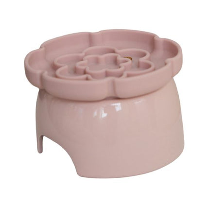 Dexypaws - Raised Ceramic Cat Bowl with Slow Feeder - 