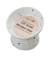 Dexypaws - Raised Ceramic Cat Bowl - 