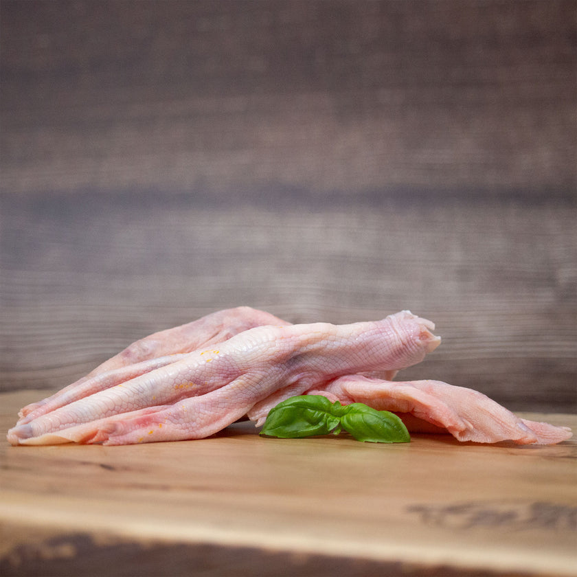 Big Country Raw - Frozen Duck Feet (1lb)