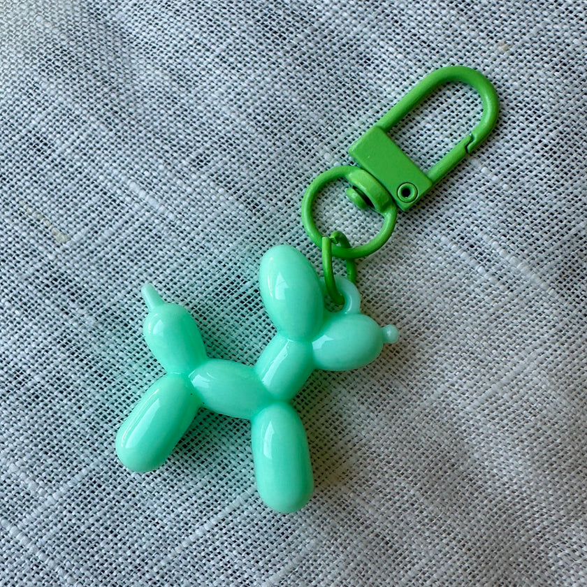 Balloon Dog Pastel Keychain
