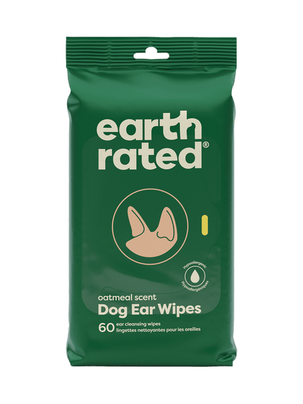 Earth Rated Oatmeal Scented Dog Ear Wipes