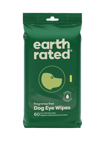earth rated Fragrance Free Dog Eye Wipes