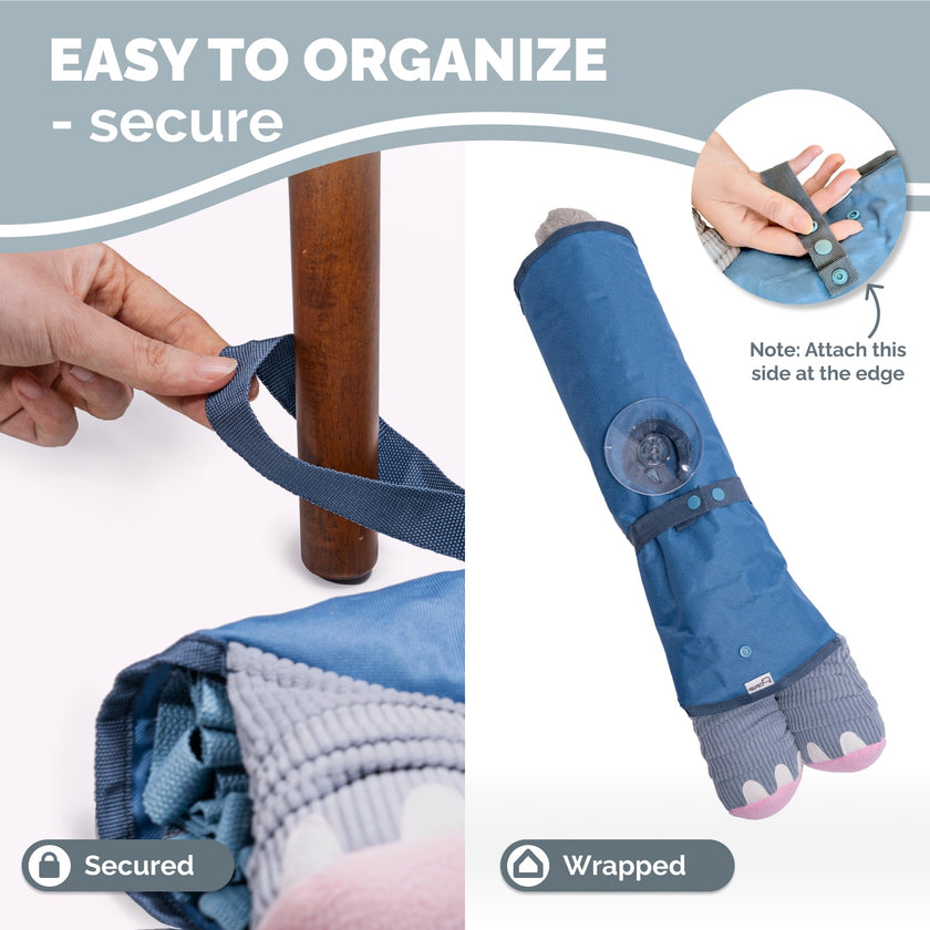 PoPupJoys - Hide & Seek Snuffle Mat + Puzzle Toy - Elephant