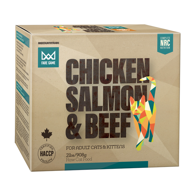 Fare Game Chicken, Salmon and Beef - 2lb