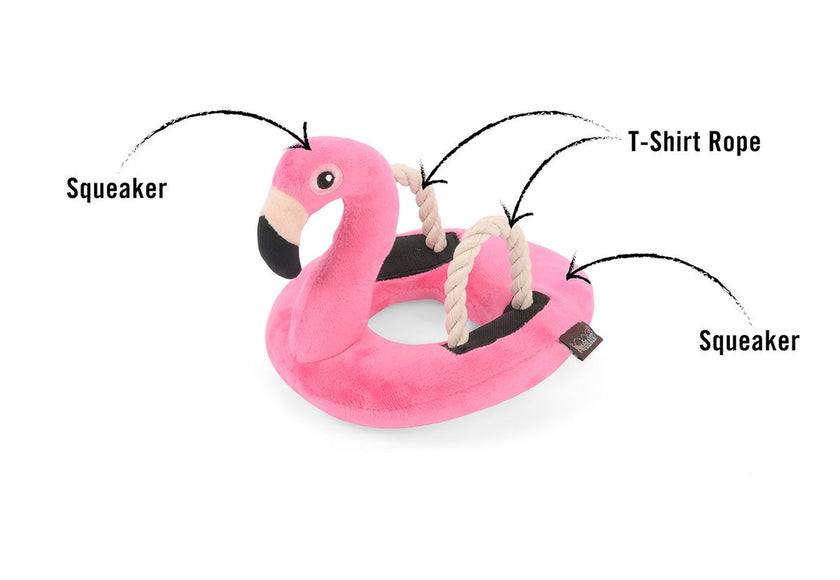 PET PLAY Tropical Paradise Collection – Flamingo Float