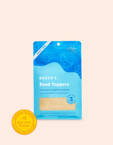 Chicken & Pumpkin Food Topper for dogs – made with real chicken and pumpkin to enhance mealtime