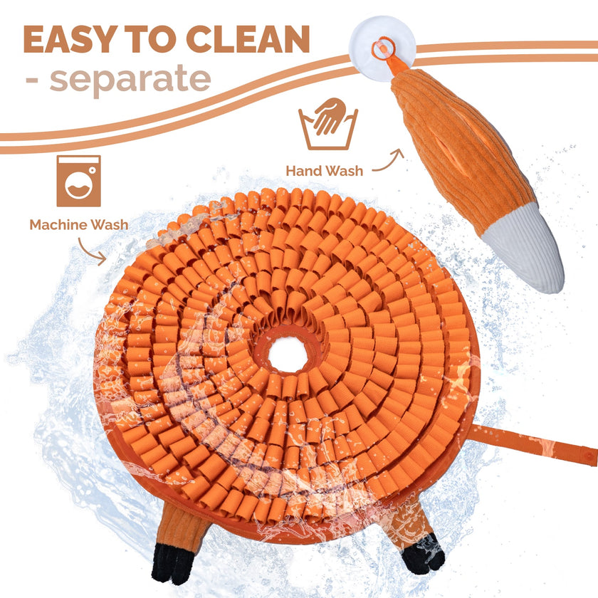 PoPupJoys - Hide & Seek Snuffle Mat + Puzzle Toy - Fox