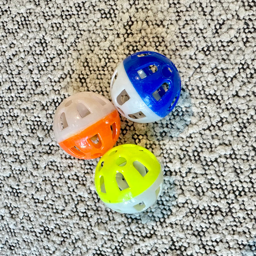 Jingle Bell Cat Toy Balls