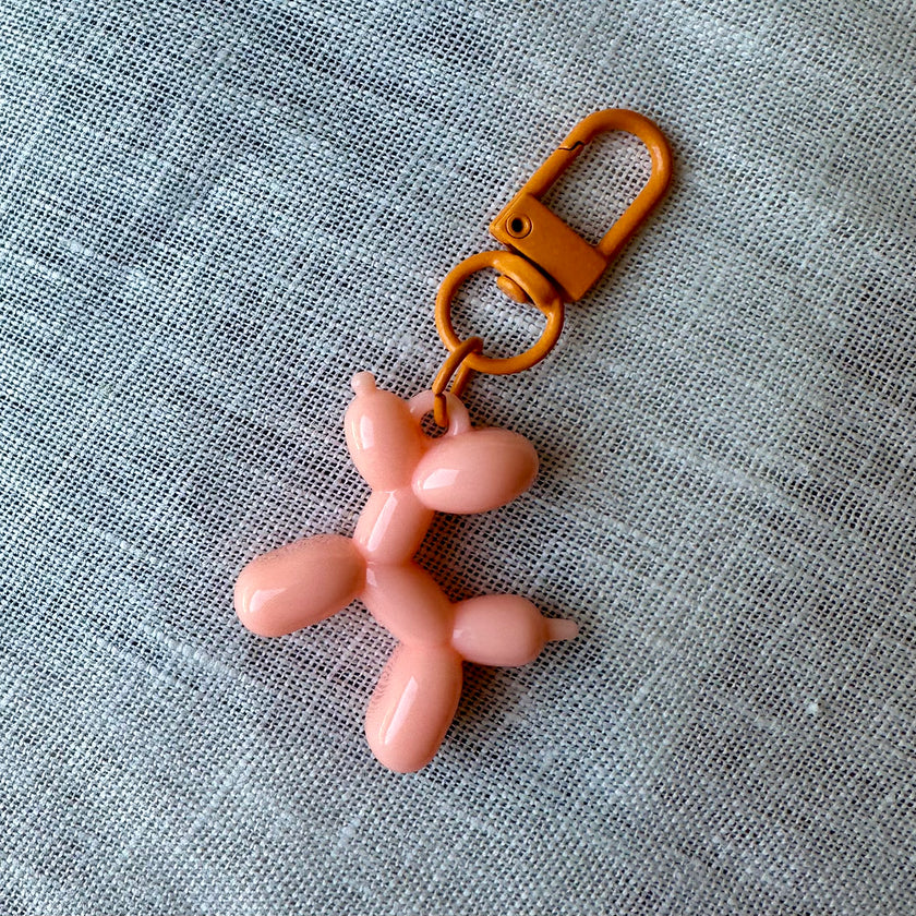 Balloon Dog Pastel Keychain