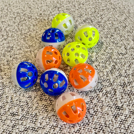 Jingle Bell Cat Toy Balls