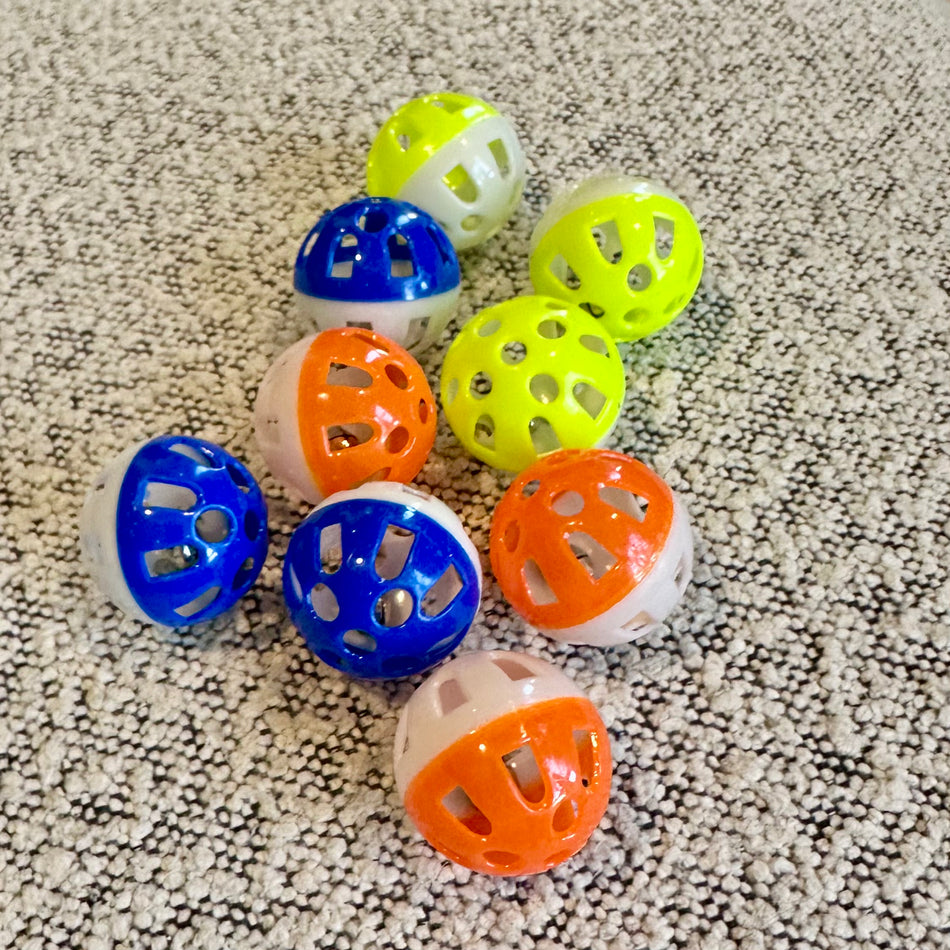 Jingle Bell Cat Toy Balls