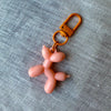 Balloon Dog Pastel Keychain Pastel Peach