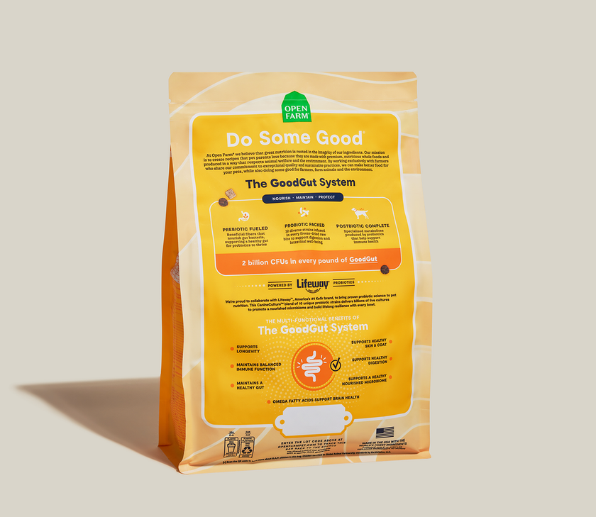 Open Farm GoodGut Harvest Chicken Recipe Gut Health Dog Food