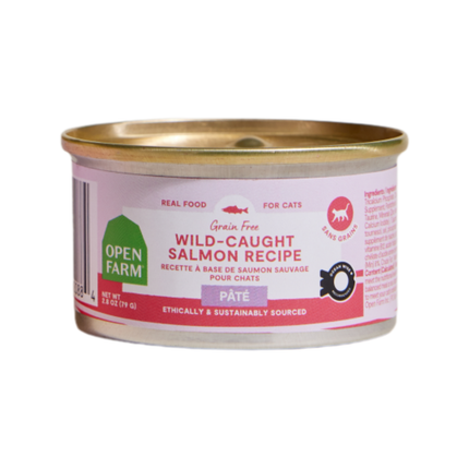 Open Farm Wild-Caught Salmon Pâté for Cats (2.8oz)