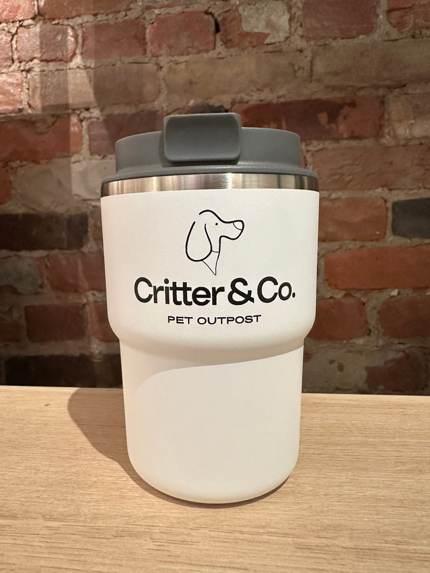 Critter Coffee Express Travel Mug - White
