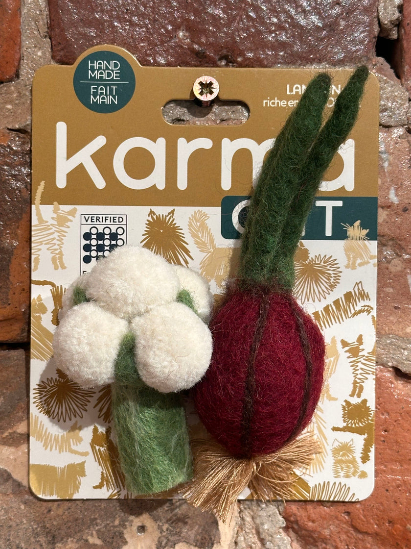 KARMA CAT - Wool Felt Veggies - 2 Pack