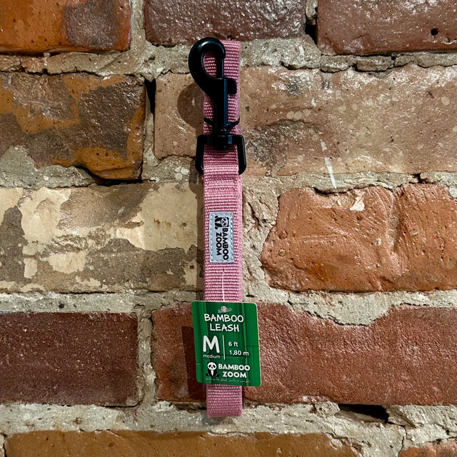 Bamboo Zoom Eco-Friendly Bamboo Leash - Pink