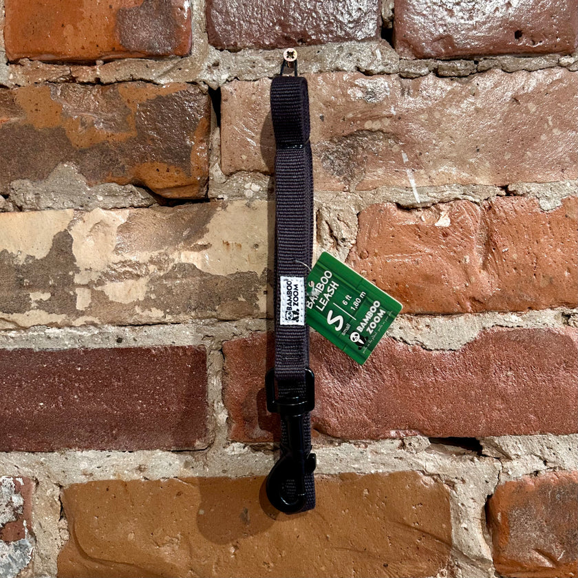 Bamboo Zoom Eco-Friendly Bamboo Leash - Black