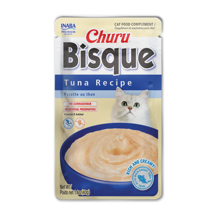 INABA Churu Broth Tuna Food Topper - Hydrating Lickable Treat