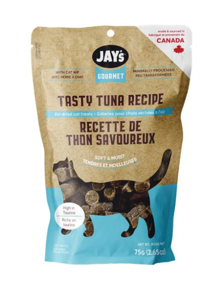 Jay's Gourmet Tuna Air-Dried Cat Treats - 75g