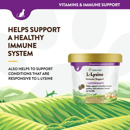 L-Lysine Immune Support For Cats (60ct)