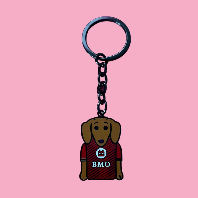 Toronto FC Dachshund Keychain