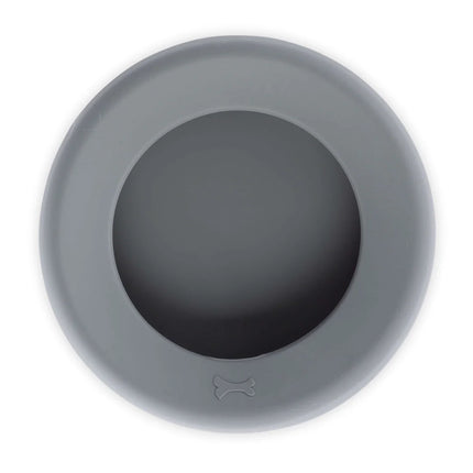 Silicone Non-Spill Bowl - Grey