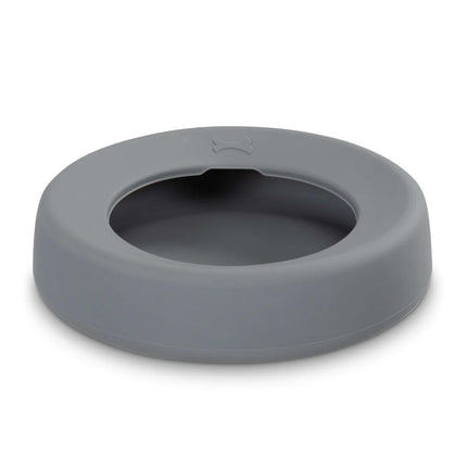 Silicone Non-Spill Bowl - Grey