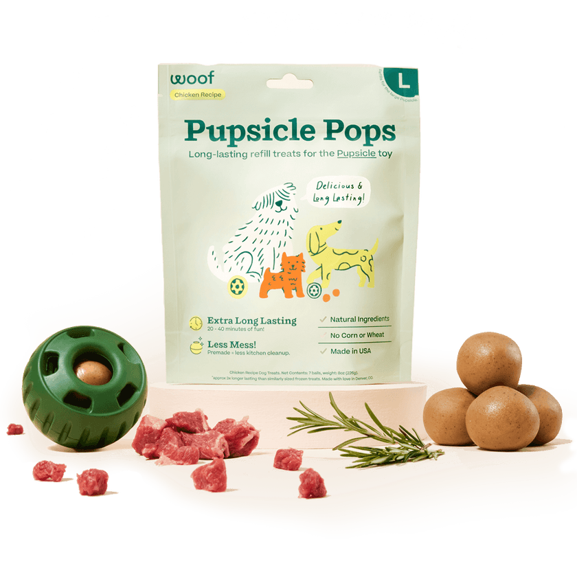 Woof Pupsicle Refill Pops - Beef Flavour