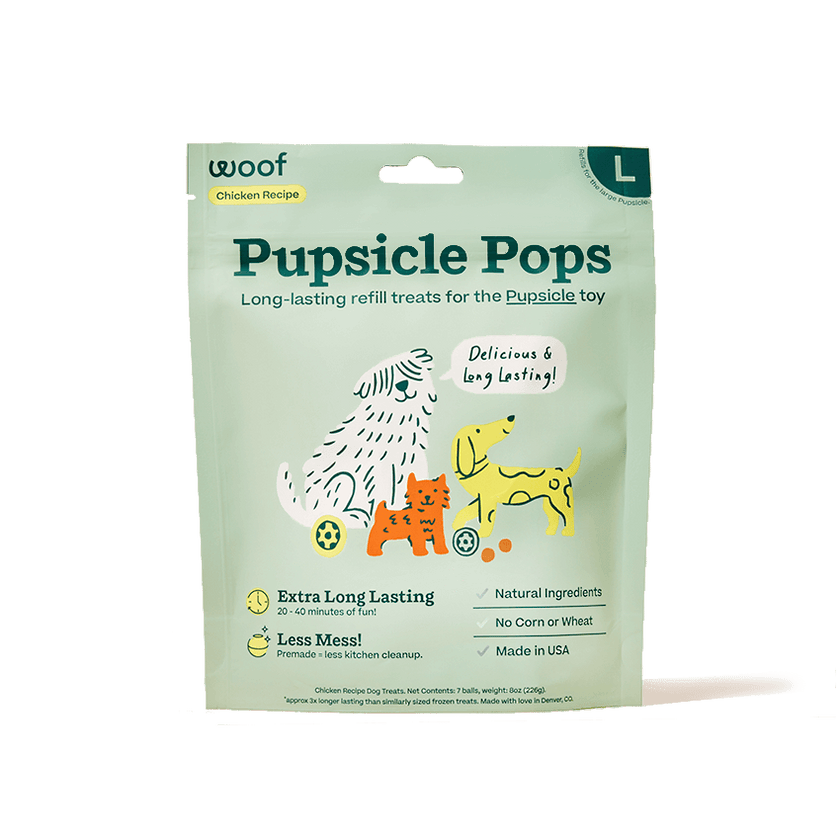 Woof Pupsicle Refill Pops - Beef Flavour