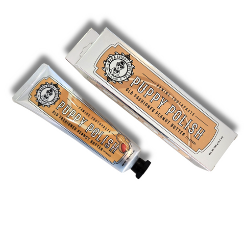 Wag & Bright Puppy Polish Toothpaste 100g - Old Fashioned Peanut Butter Flavor