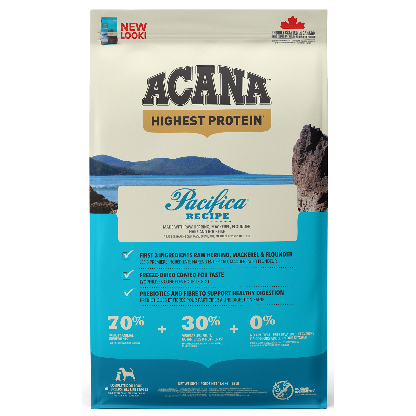 Acana Highest Protein - Pacifica Recipe Dry Dog Food (4.4lb/2kg