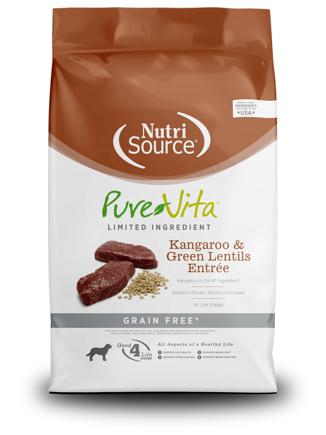 Kangaroo & Green Lentils Entrée Grain Free Limited Ingredient Dog Food