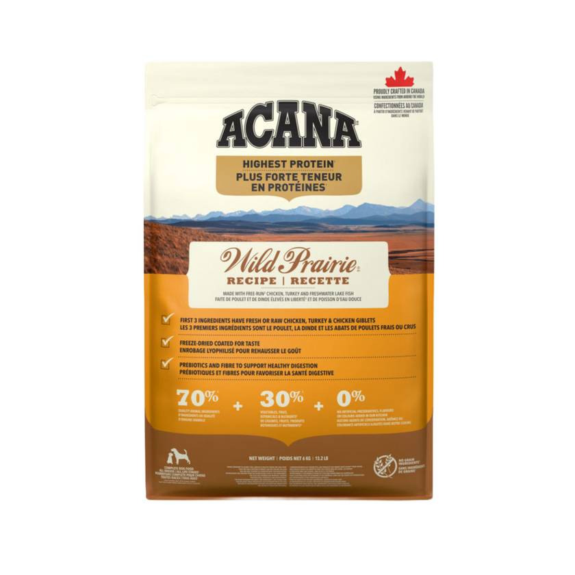 Acana Highest Protein Wild Prairie Recipe
