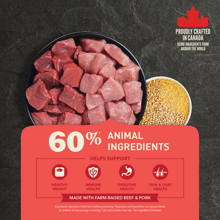 Acana Healthy Grains - Ranch Raised Red Meat Recipe Dry Dog Food (22.5lb/10.2kg)