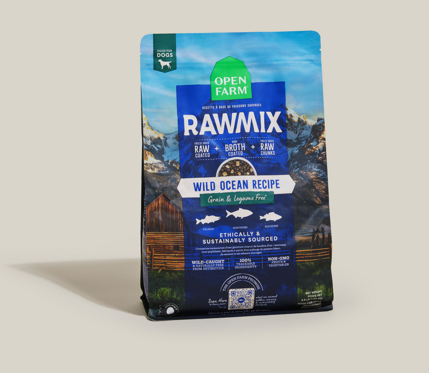 Open Farm Rawmix Grain-Free Wild Ocean Recipe (20lb)