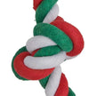 Holiday Striped 3-Knot Tug Rope