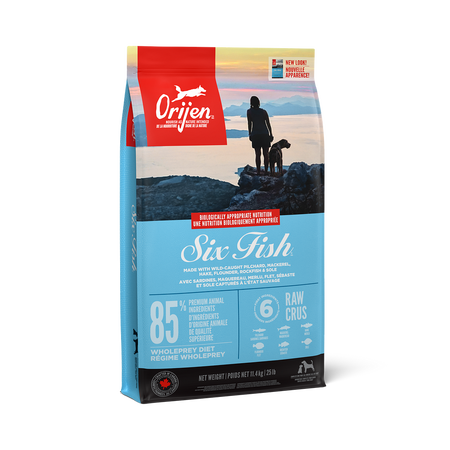 Orijen Six Fish Dog Food Recipe (4.4lb/2kg)