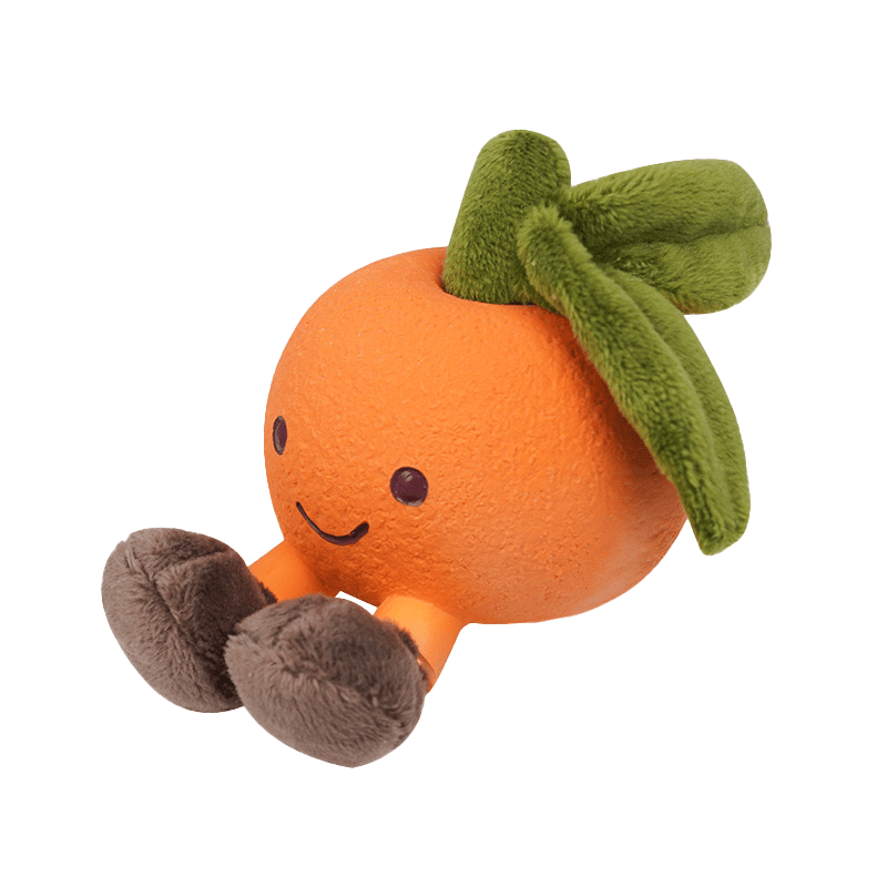 PoPupJoys - Fruity Fun Dog Chew Toy - Orange