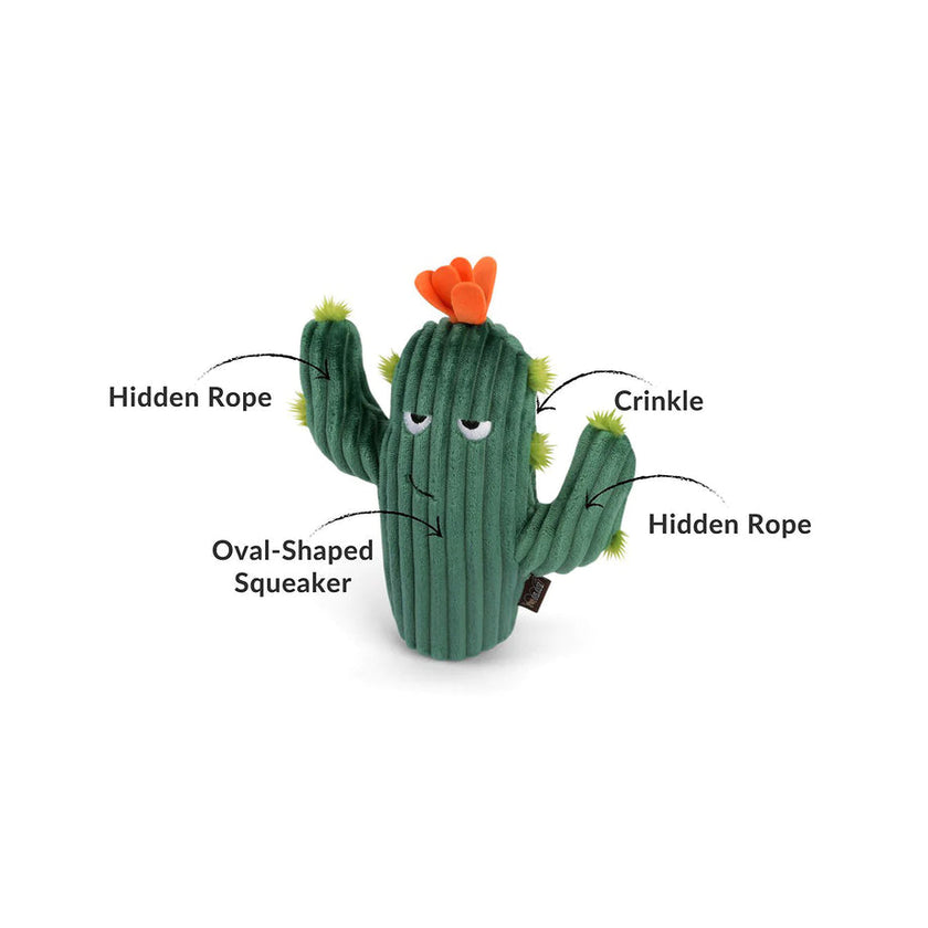 PET PLAY Plush Blooming Buddies Collection – Prickly Pup Cactus