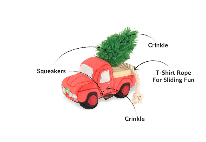 Home for the Holidays Holiday Hauler Dog Toy